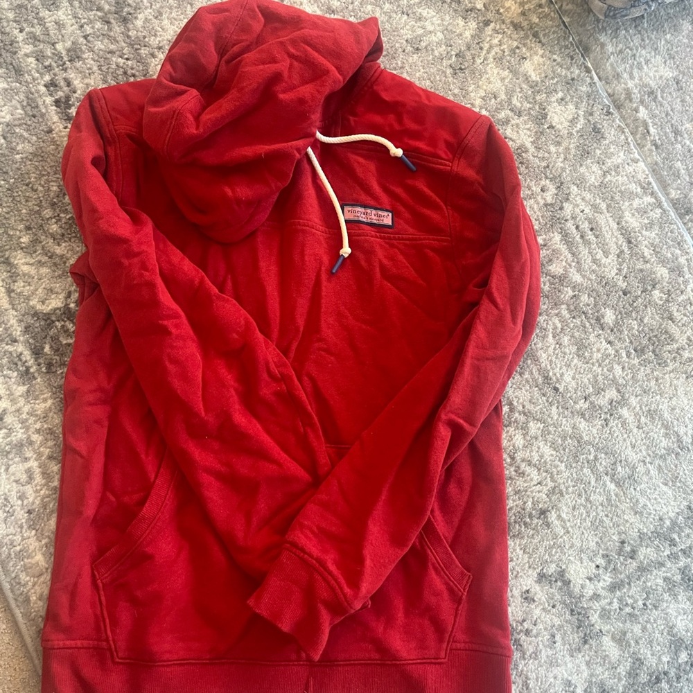 Red Hoodie Sweater